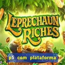 p5 com plataforma de jogos